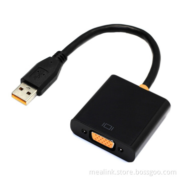 USB Male to VGA Female Convert Cable USB 3.0 to VGA Cable Adapter